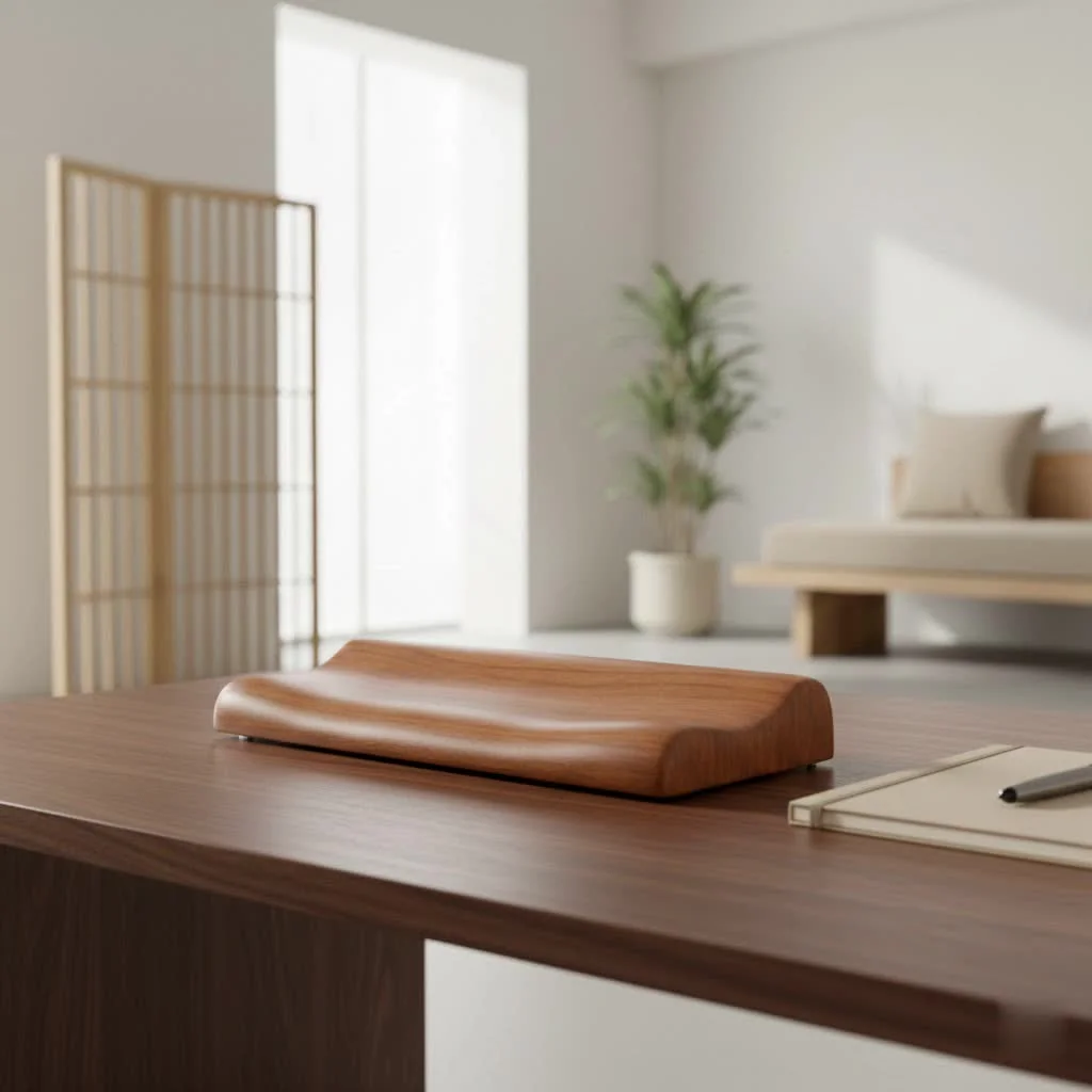 Ergonomic keyboard wrist rest supporting hands