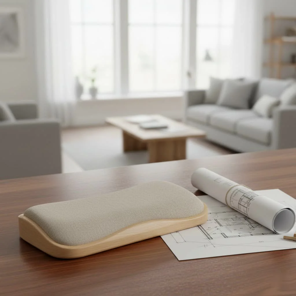 Ergonomic mouse pad and wrist rest setup