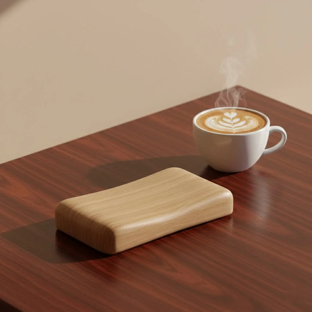 Ergonomic desk mat with integrated wrist rest