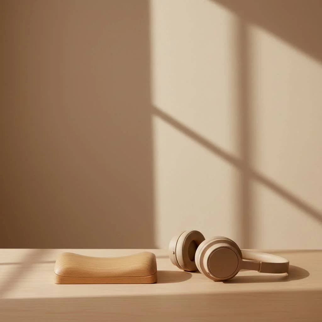 Ergonomic cloud wrist rest for keyboard and mouse